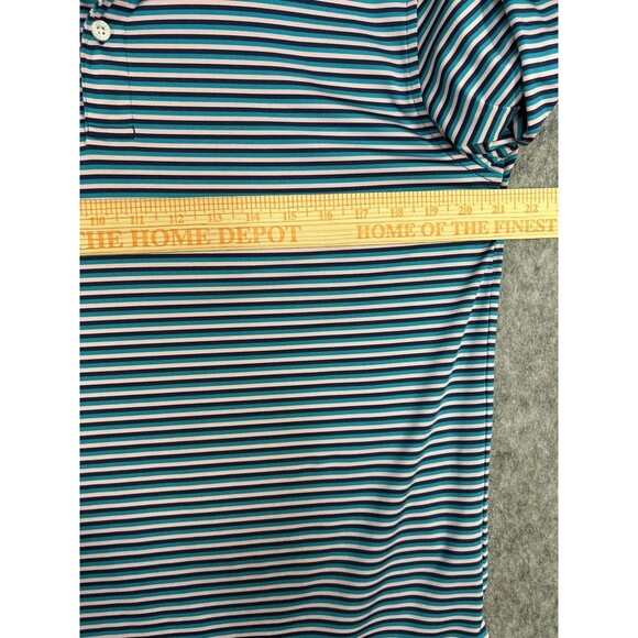 Brooks Brothers Performance Polo Shirt Men's XL Short Sleeve Striped - Picture 6 of 8
